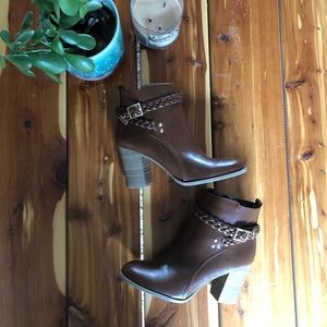 Brown Ankle Boots Size 9